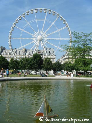 Les attractions de la Fête des Tuileries 2010 à Paris