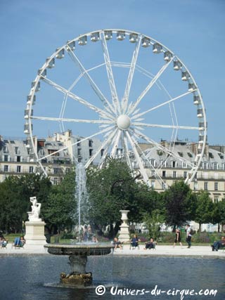 Les attractions de la Fête des Tuileries 2010 à Paris