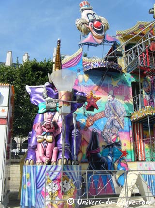 Les attractions de la Fête des Tuileries 2010 à Paris