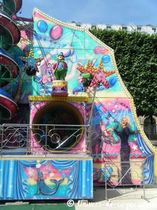 Les attractions de la Fête des Tuileries 2010 à Paris
