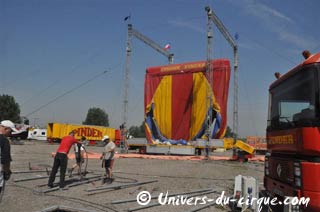 Le cirque Pinder est arrivé à Metz le 28 juin 2010
