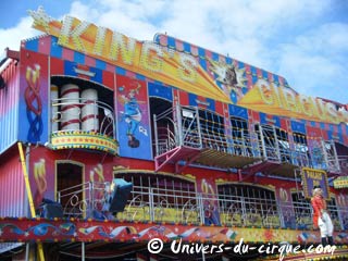 Loire-Atlantique: le King's Circus au Luna Park de Guérande