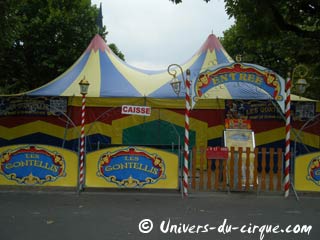 Principaux spectacles de cirque en région parisienne en août 2010