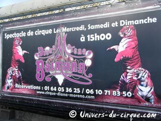 Principaux spectacles de cirque en région parisienne en août 2010