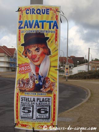 Pas-de-Calais: Stella-Plage accueil le cirque Zavatta les 05 et 06 août 2010