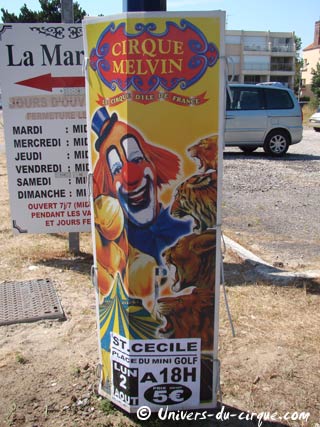Pas-deCalais : le cirque Melvin en tournée sur la Côté d\““Opale cet été