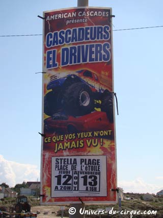 Les cascadeurs El Drivers à Stella-Plage les 12 et 13 août 2010