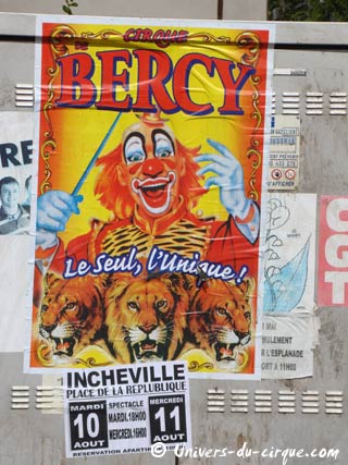 Le cirque de Bercy à Incheville les 10 et 11 août 2010: retour en images