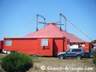 Les principales tournées de cirques en France au cours du mois d'août 2010