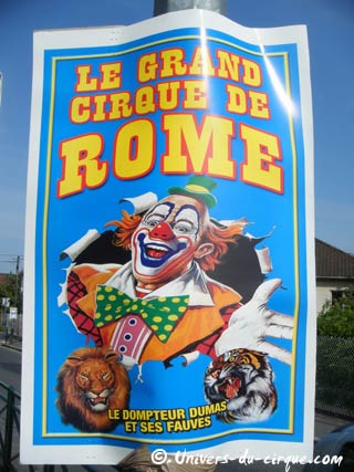 Les principales tournées de cirques en France au cours du mois d'août 2010