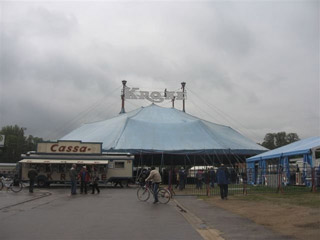 Allemagne: derniers jours de la tournée 2010 du Circus Krone