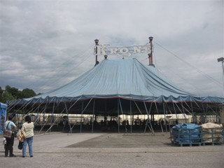 Allemagne: derniers jours de la tournée 2010 du Circus Krone