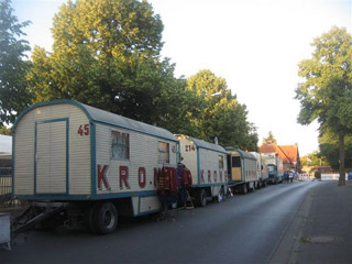 Allemagne: derniers jours de la tournée 2010 du Circus Krone