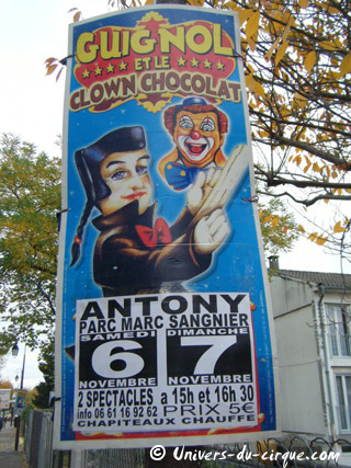 Hauts-de-Seine: Guignol et le clown Chocolat de passage à Antony