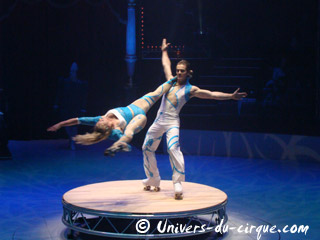 Paris: les Rollers Pilar au cirque d'hiver Bouglione à Paris