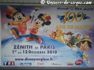 Paris: nouvelle campagne d'affichage de Disney sur glace dans le métro de la capitale