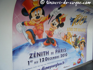 Paris: nouvelle campagne d'affichage de Disney sur glace dans le métro de la capitale