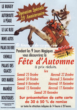 Yvelines: 25 Fête d'Automne à Versailles jusqu'au 21 novembre 2010