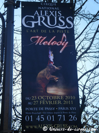 Paris: le séjour du Cirque National Alexis Gruss se poursuit au Bois de Boulogne