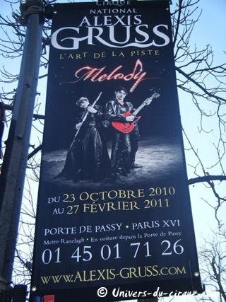 Paris: le séjour du Cirque National Alexis Gruss se poursuit au Bois de Boulogne