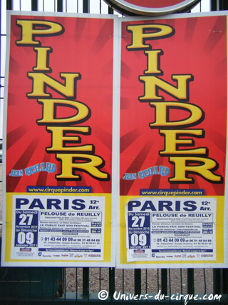 Paris: débuts de la saison de Nol du cirque Pinder le 27 novembre prochain