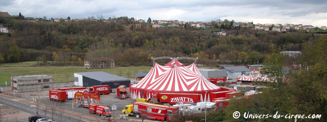 Le nouveau chapiteau du Cirque Luigi Zavatta en images