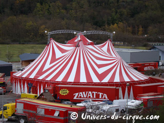 Le nouveau chapiteau du Cirque Luigi Zavatta en images