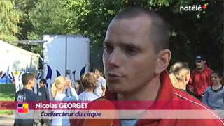 Belgique: le Cirque Georget sur Notélé