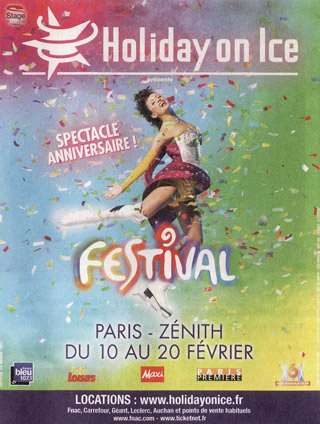Paris: Holiday on Ice de retour au Zénith du 10 au 20 février 2011