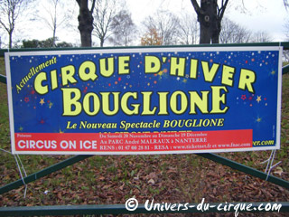 Hauts-de-Seine: les spectacles du cirque sur glace Bouglione se poursuivent à Nanterre jusqu'au 19 décembre 2010