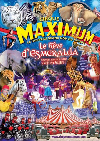 Les tournées des cirques français et étrangers en France en décembre 2010