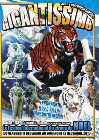 Les tournées des cirques français et étrangers en France en décembre 2010