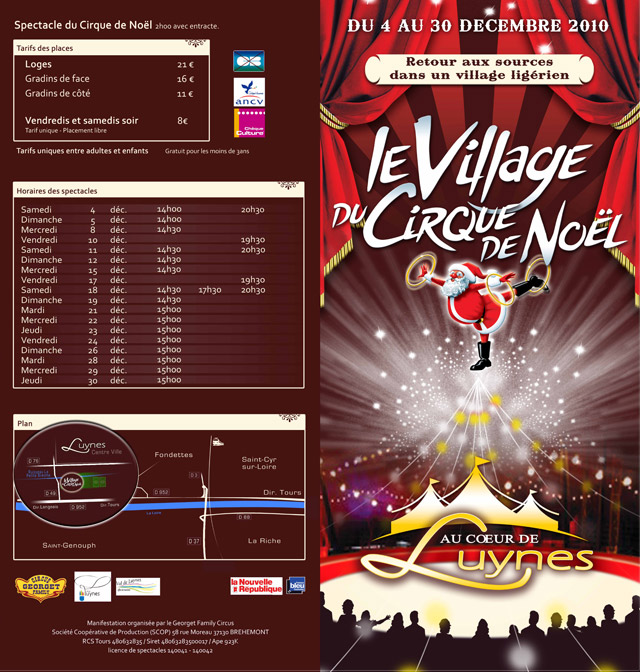 Indre-et-Loire: retour aux sources dans un village Ligérien pour le Village du Cirque de Nol