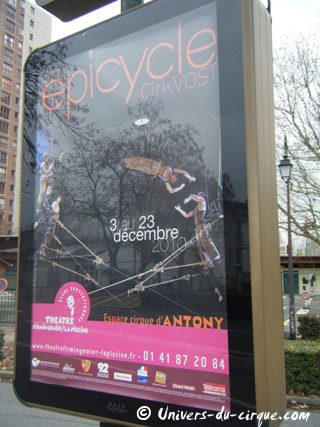 Hauts-de-Seine: Epicycle à l'Espace Cirque d'Antony du 03 au 23 décembre 2010