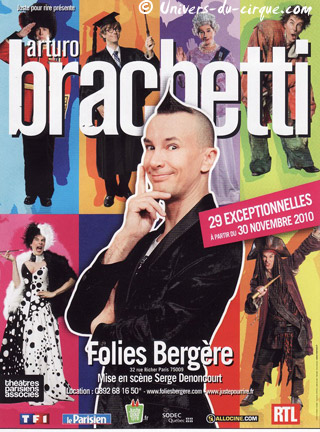Paris: Arturo Brachetti aux Folies Bergère jusqu'au 16 janvier 2011