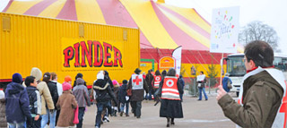 Paris: tous en piste au Cirque Pinder avec la Croix-Rouge Française et la Fondation Française des Jeux