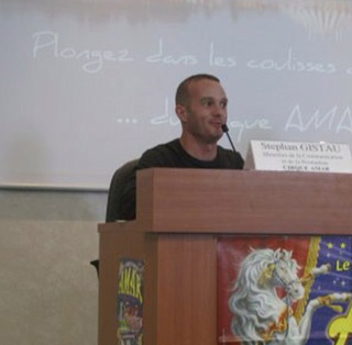 Alpes Maritimes: 1ère conférence sur le métier de manageur dans le milieu du cirque avec Stephan Gistau