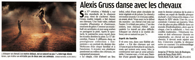 Paris: le Cirque National Alexis Gruss à l'honneur dans 