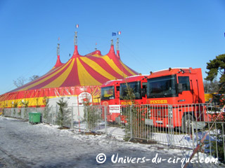 Paris: les cirques de nouveau au coeur des intempéries dans la capitale