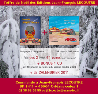 Pack spécial Nol des Editions Jean-François Lecoutre