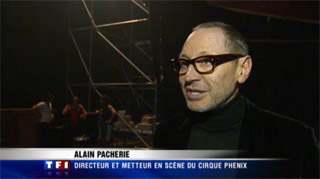 Paris: le Cirque Phénix au JT de TF1