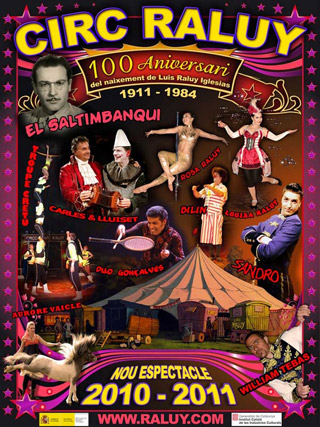 Espagne: le nouveau spectacle du Cirque Raluy à Barcelone à partir du 17 décembre 2010