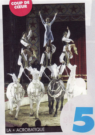 Nord: l'American Circus Togni dans le magazine Top 59