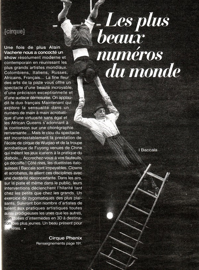 Paris: numéro spécial fêtes du magazine Pariscope