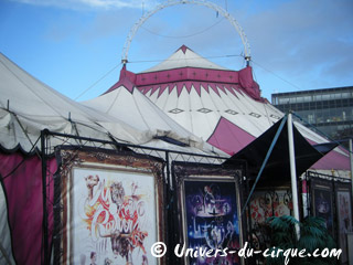 Paris: traditionnel Réveillon du Nouvel An au Cirque Diana Moreno-Bormann le 31 décembre 2010