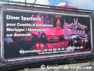 Paris: traditionnel Réveillon du Nouvel An au Cirque Diana Moreno-Bormann le 31 décembre 2010