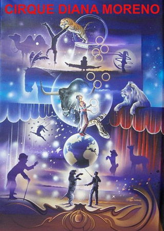 Paris: traditionnel Réveillon du Nouvel An au Cirque Diana Moreno-Bormann le 31 décembre 2010