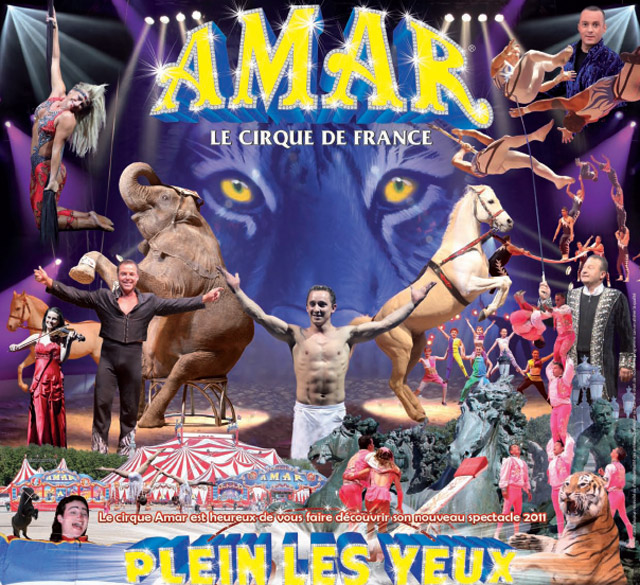 En 2011, le Cirque Amar se prépare à vous en mettre 