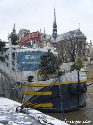 Paris: réveillons magiques sur la péniche Métamorphosis les 24 et 31 décembre 2010