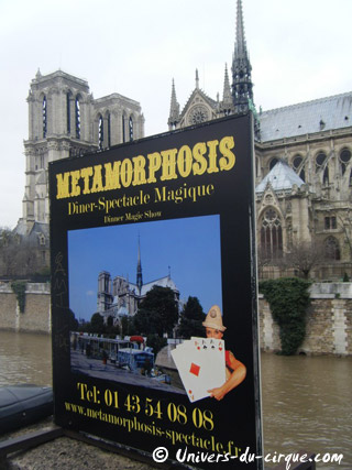 Paris: réveillons magiques sur la péniche Métamorphosis les 24 et 31 décembre 2010